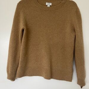 J. Crew Women's Camel Crew Neck Sweater